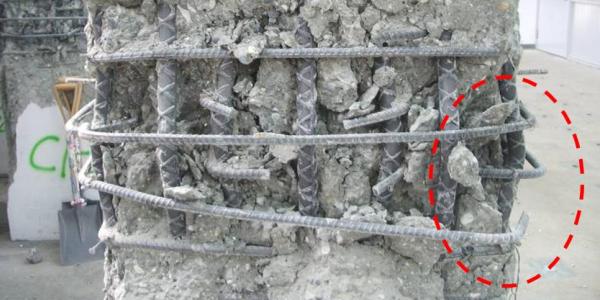 圓柱及樁之橫箍筋具標準彎鉤搭接長度建議